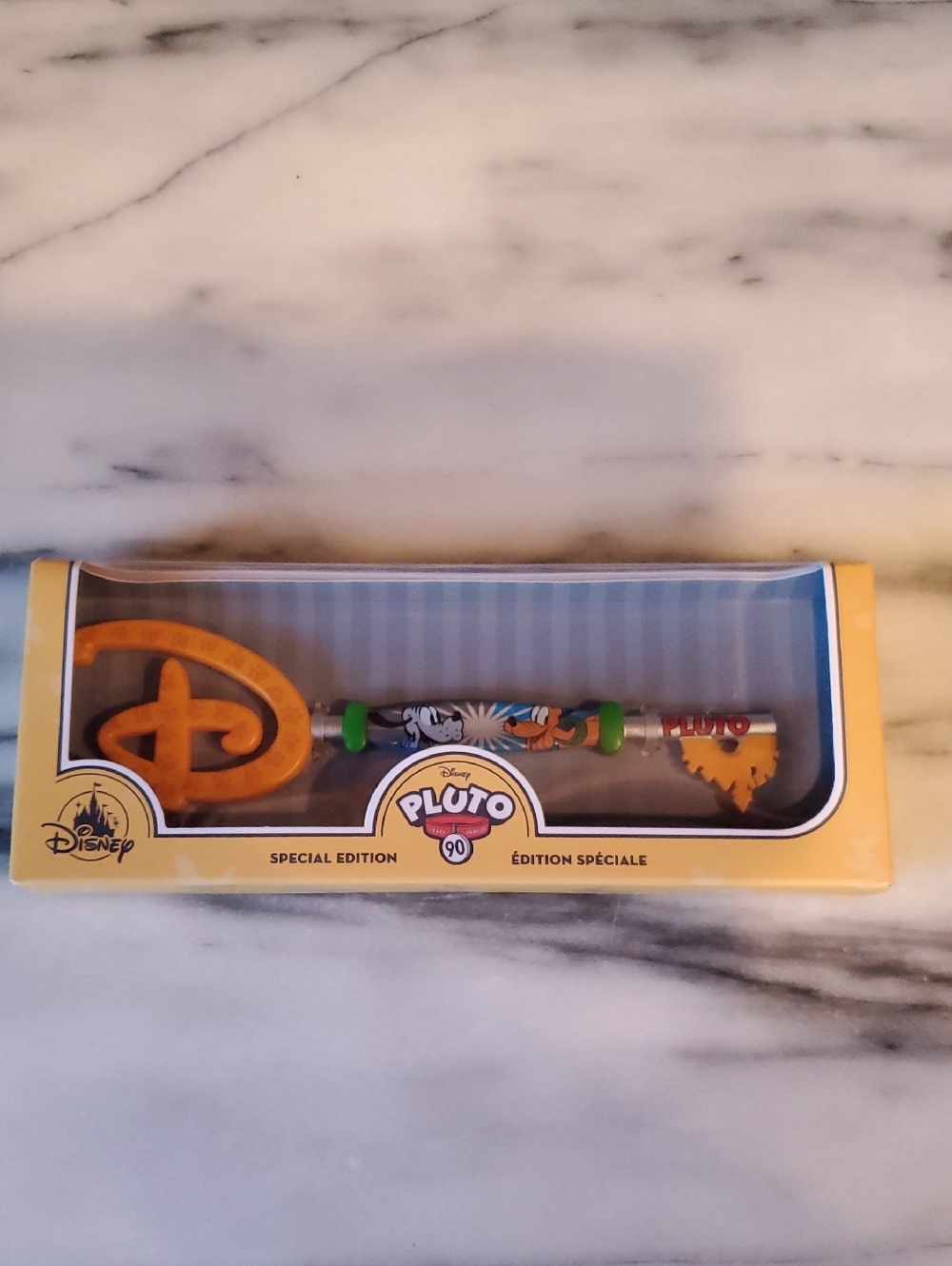 Disney Pluto Special Edition Yellow and Green Collectible Toy Key